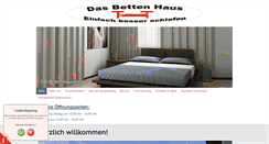 Desktop Screenshot of das-betten-haus.de